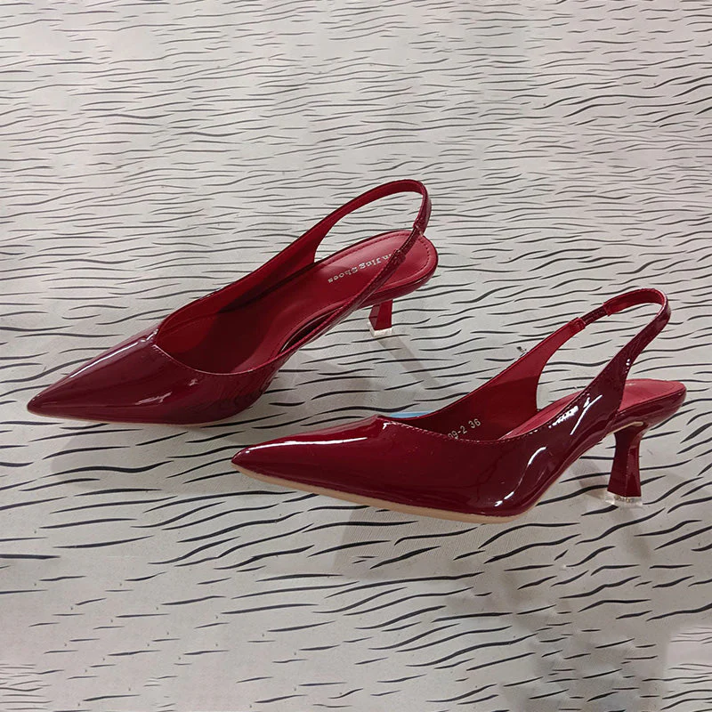 Heidi-Mode | Einfarbige, Temperamentvolle High Heels mit Spitzer Zehenpartie - Image 14