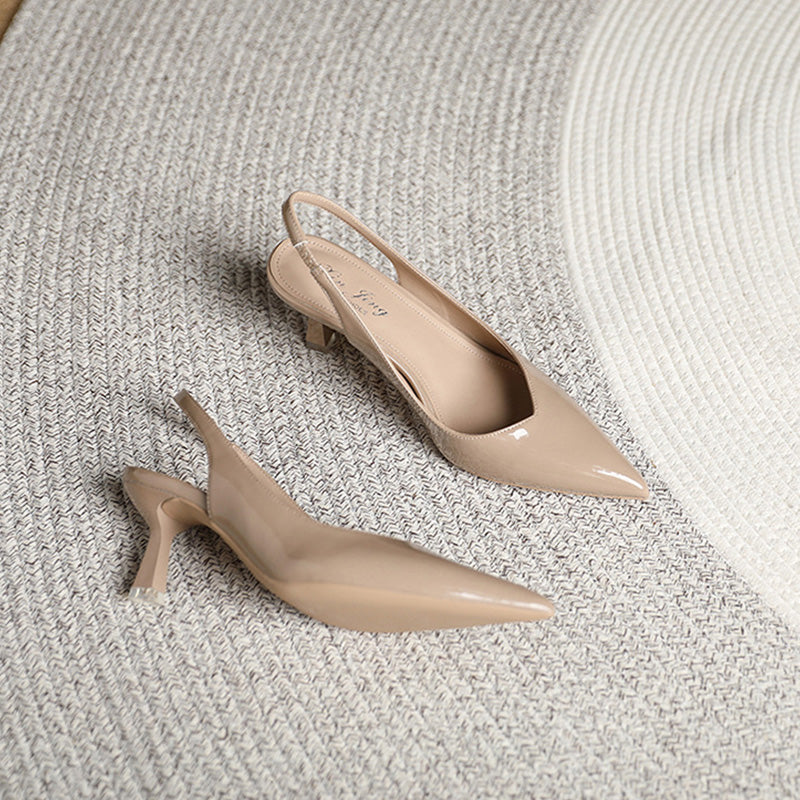 Heidi-Mode | Einfarbige, Temperamentvolle High Heels mit Spitzer Zehenpartie - Image 22