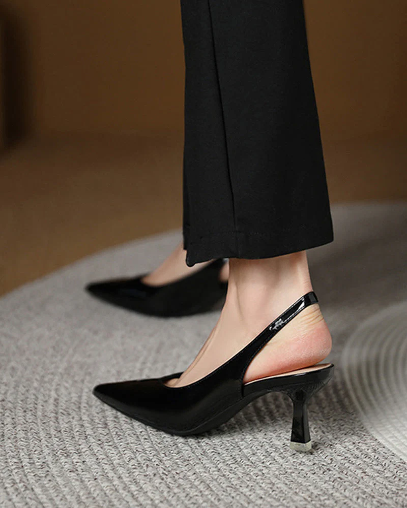 Heidi-Mode | Einfarbige, Temperamentvolle High Heels mit Spitzer Zehenpartie - Image 6