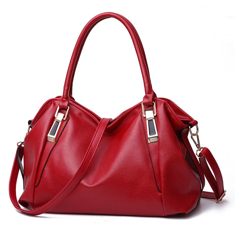 Heidi-Mode | Einfarbige Tote-Umhängetasche für Damen - Image 2