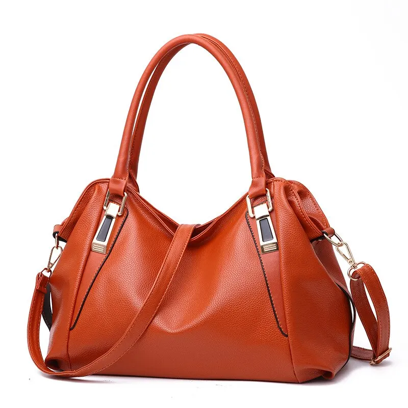 Heidi-Mode | Einfarbige Tote-Umhängetasche für Damen - Image 4