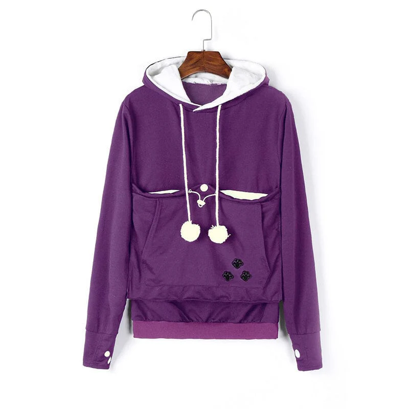 Heidi-Mode | Einfarbiger Kapuzenpulli für Haustiere - Image 13