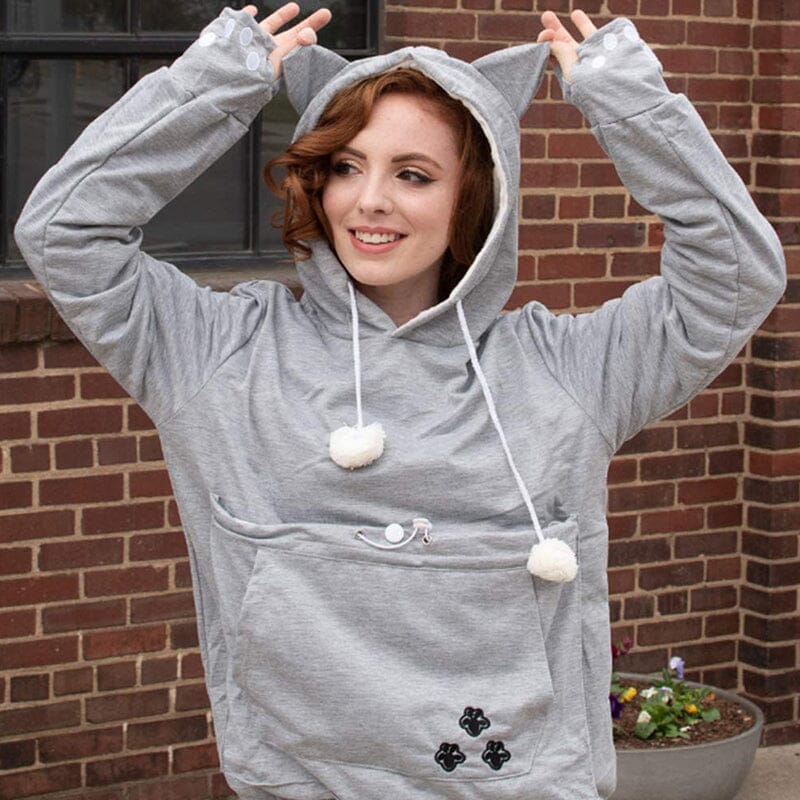 Heidi-Mode | Einfarbiger Kapuzenpulli für Haustiere - Image 2