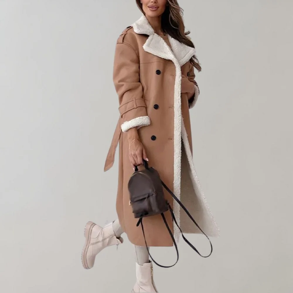 Heidi-Mode | Einreihiger Wintermantel Aus Weichem Leder - Image 4