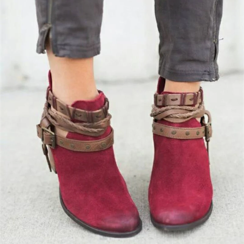 Heidi-Mode | Einzigartige und Elegante Stiefeletten mit Riemchen - Image 3