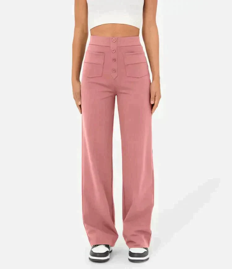 Heidi-Mode | Elastische Freizeithosen mit Hoher Taille Fur Damen - Image 5