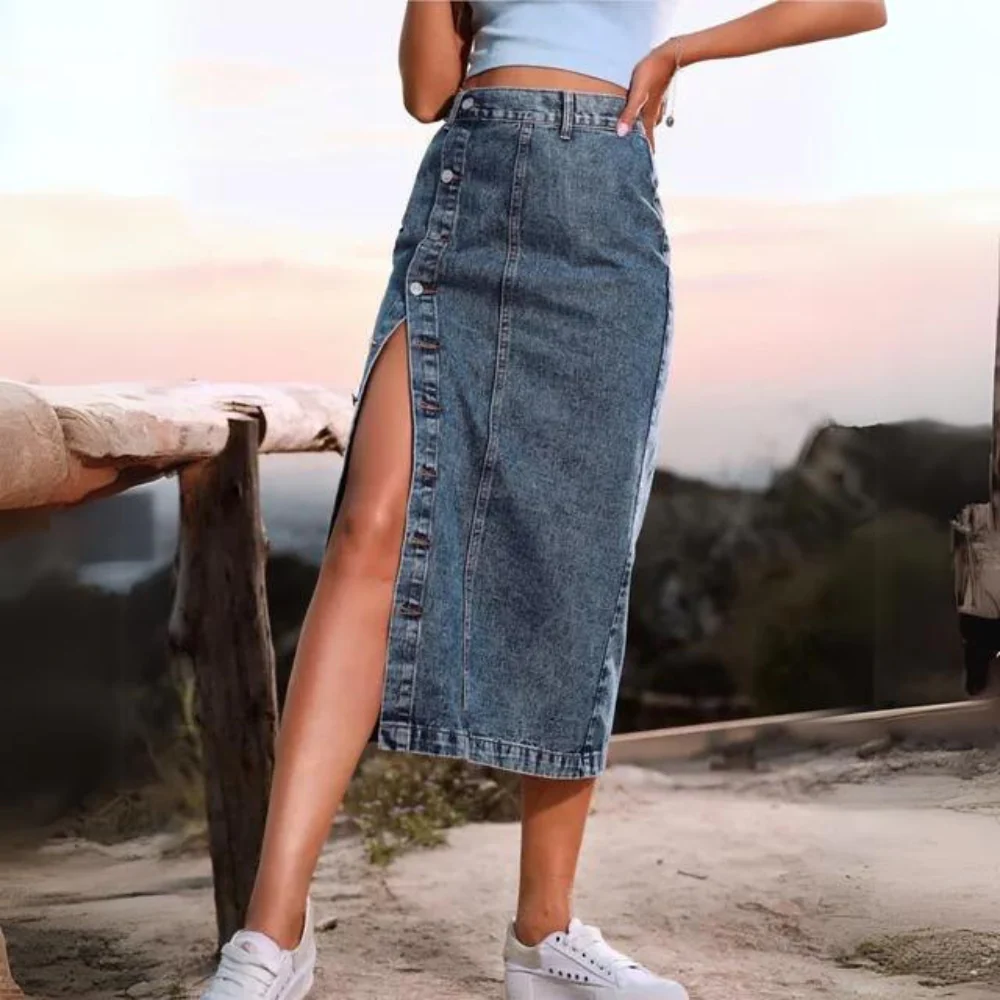 Heidi-Mode | Elegante Jeansrock - Image 3