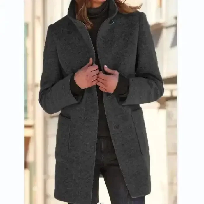 Heidi-Mode | Eleganter einreihiger Damen-Trenchcoat - Image 3