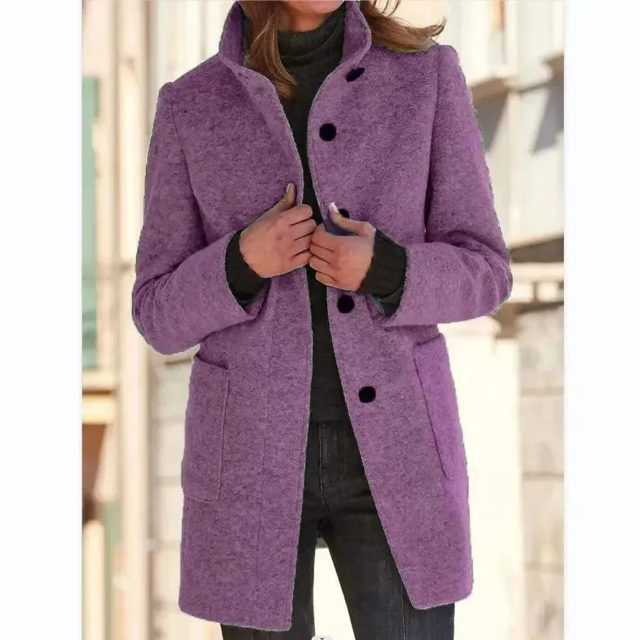 Heidi-Mode | Eleganter einreihiger Damen-Trenchcoat - Image 6