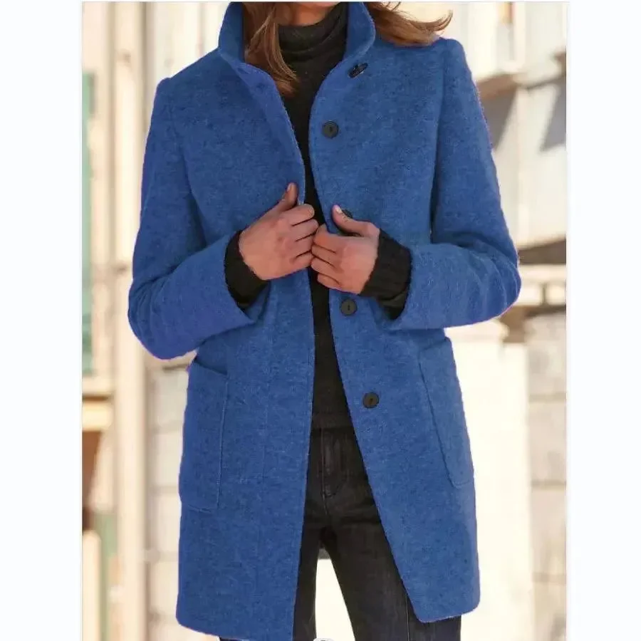 Heidi-Mode | Eleganter einreihiger Damen-Trenchcoat - Image 8