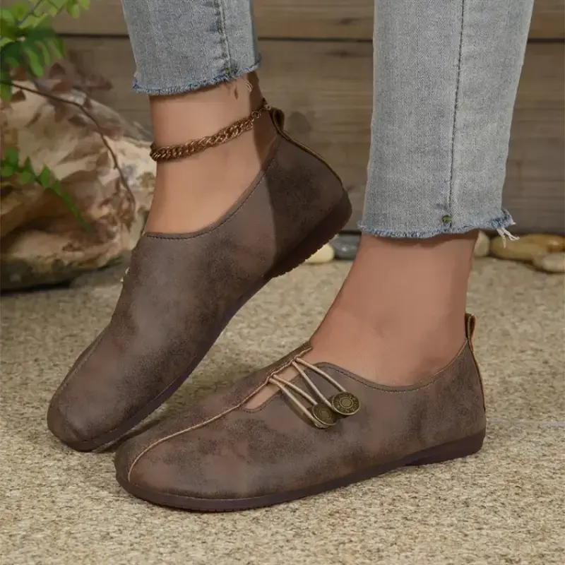 Heidi-Mode | Elegante Ergonomische Flachschuhe mit Weicher Sohle - Image 2