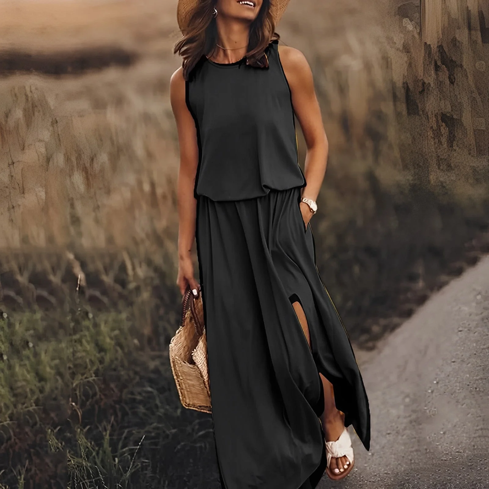 Heidi-Mode | Elegantes Farbenspiel Kleid - Image 2