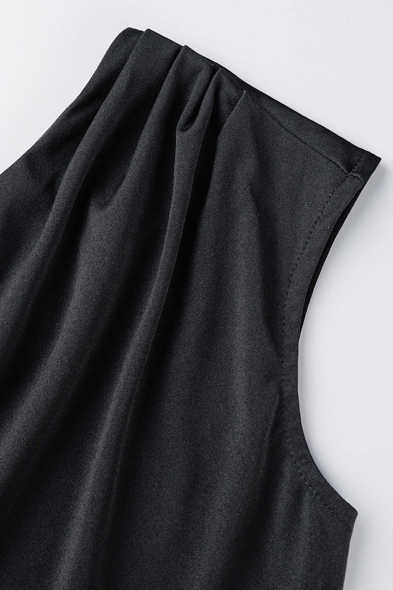 Heidi-Mode | Elegantes Formelles Einfarbiges Schlitz Asymmetrisches Schräges Kragen Abendkleid Kleider - 8 Farben - Image 4