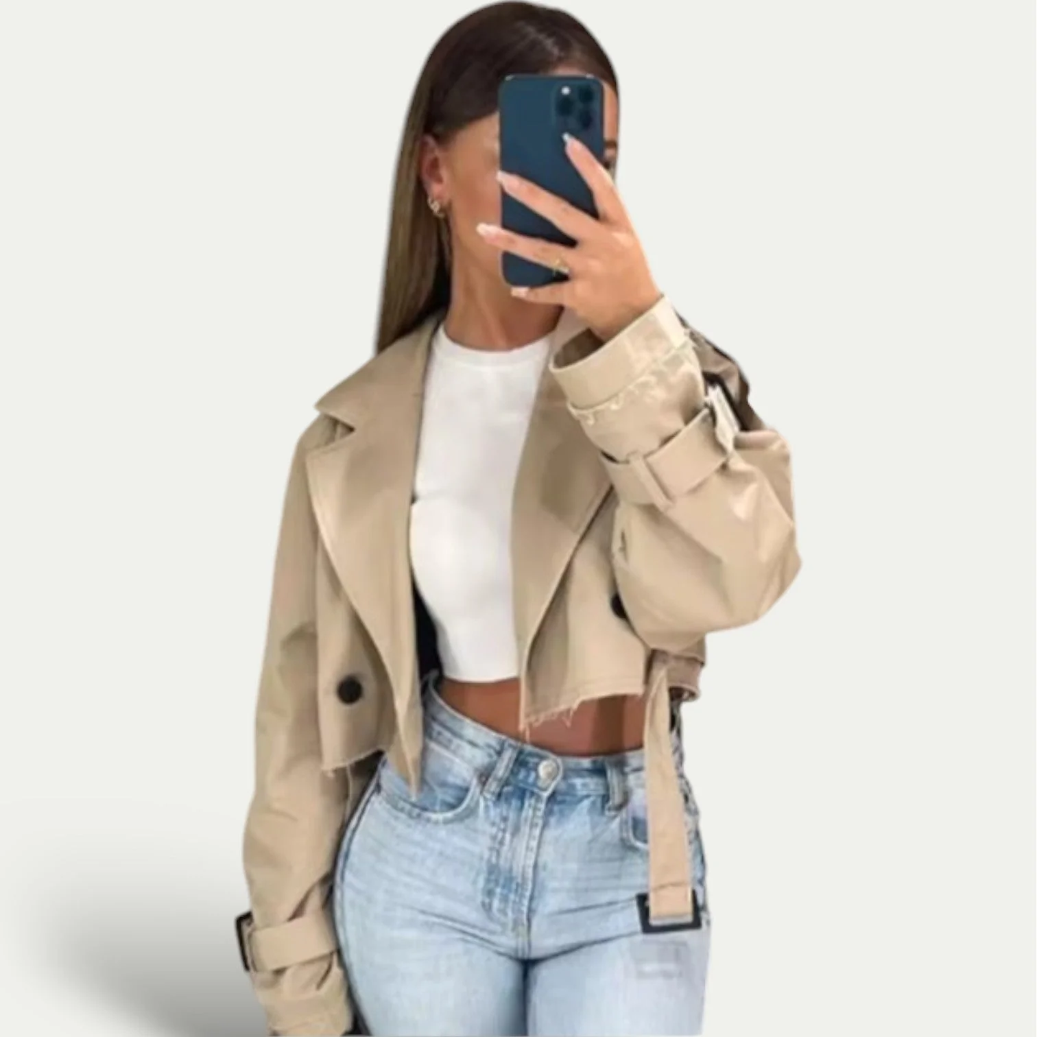 Heidi-Mode | Eleganter Vintage-Trenchcoat Aus Qualitätsstoff - Image 4