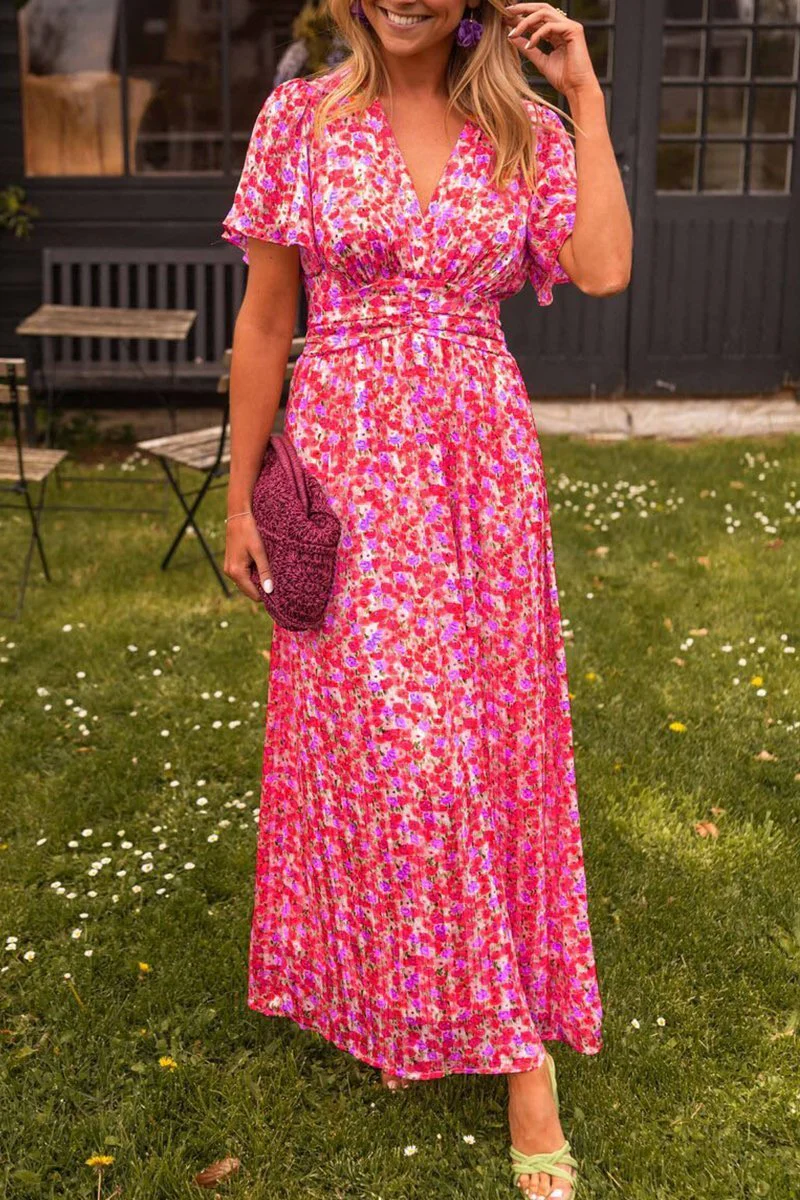 Heidi-Mode | Elegantes Langes Blumenkleid - Image 6