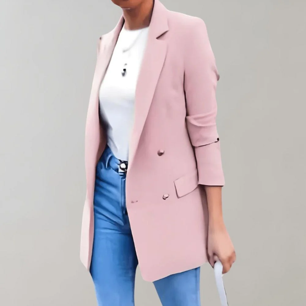 Heidi-Mode | Elegante lange Frühlingsjacke für Frauen - Image 2