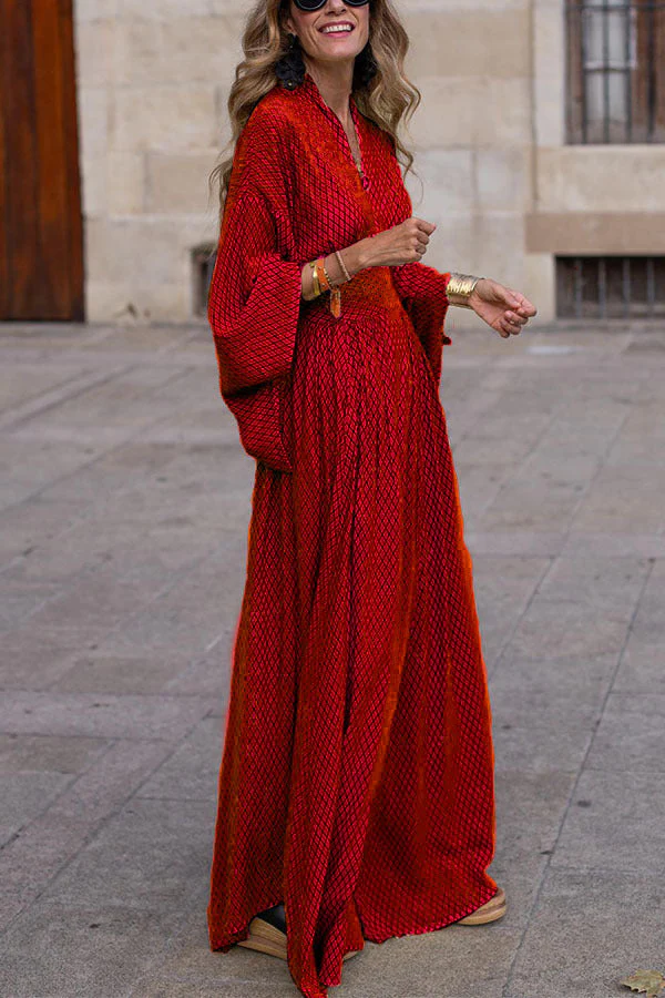 Heidi-Mode | Elegantes Maxikleid mit Glockenärmeln - Image 3