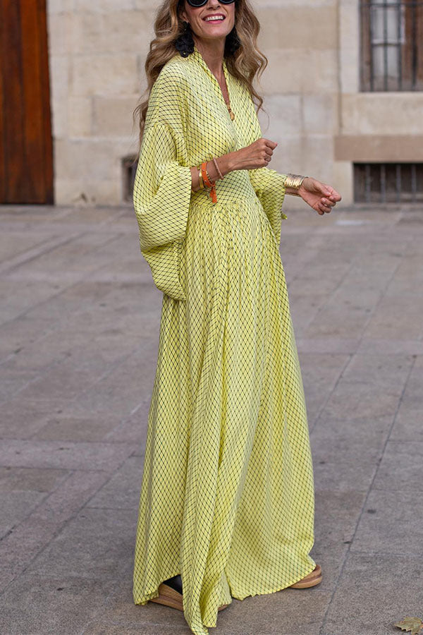 Heidi-Mode | Elegantes Maxikleid mit Glockenärmeln - Image 4