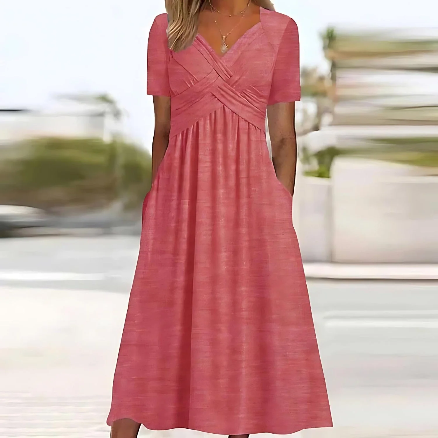 Heidi-Mode | Elegantes Midi-Kleid mit Bauchbedeckung - Image 4