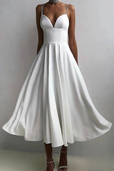 Heidi-Mode | Elegantes Midi-Kleid mit Spaghettiträgern für Besondere Anlässe - Image 3