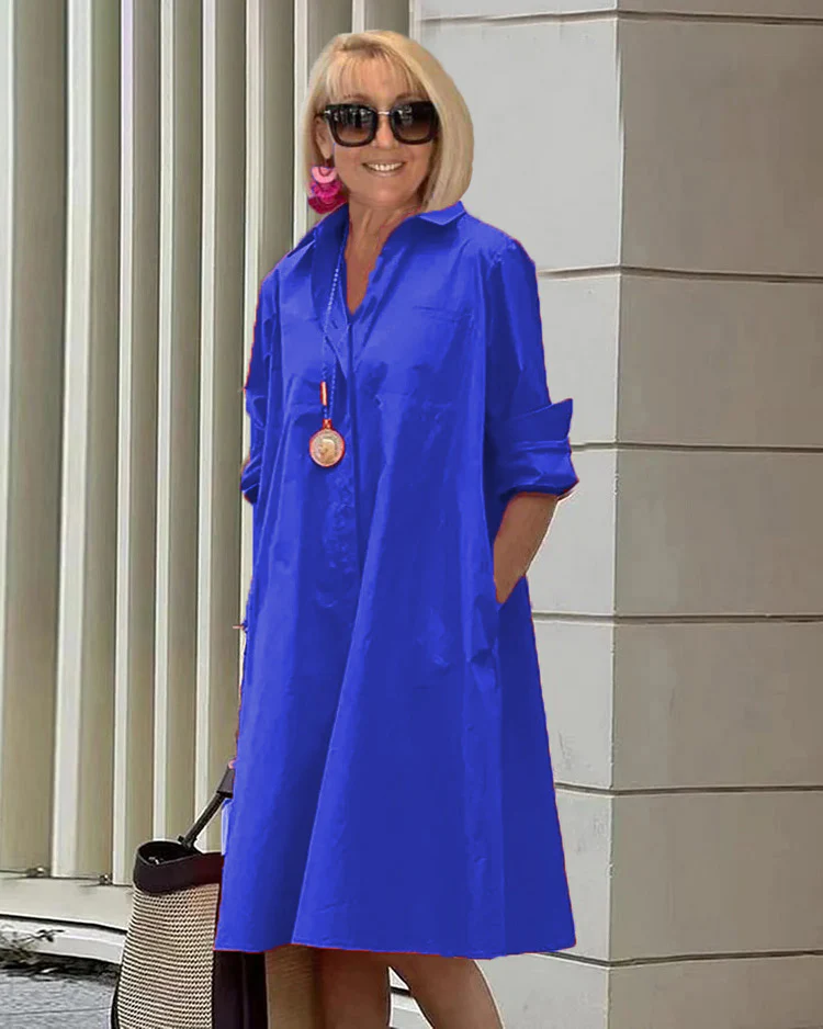 Heidi-Mode | Elegantes Mittelanges Kleid für Damen - Stilvolles Midi Kleid - Image 3