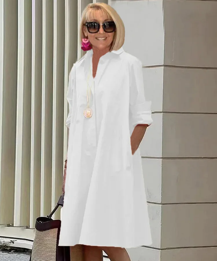 Heidi-Mode | Elegantes Mittelanges Kleid für Damen - Stilvolles Midi Kleid - Image 6