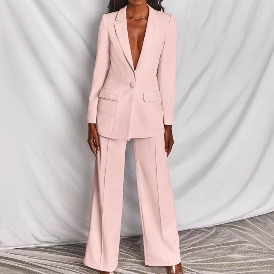 Heidi-Mode | Elegante Blazer und Hosen Satz - Image 2