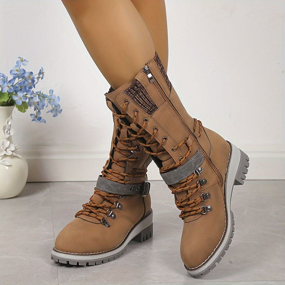 Heidi-Mode | Elegante Gestrickte Thermo-Stiefel - Image 11