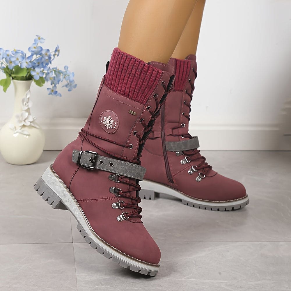 Heidi-Mode | Elegante Gestrickte Thermo-Stiefel - Image 12