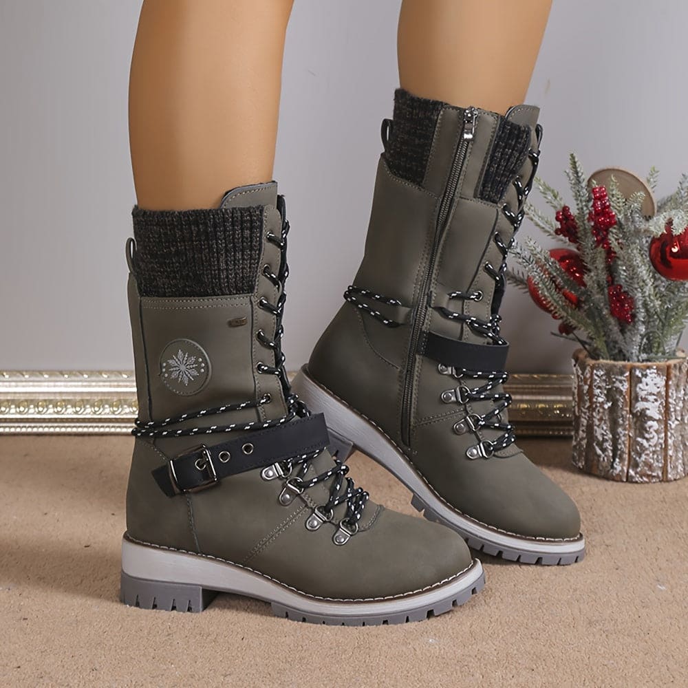 Heidi-Mode | Elegante Gestrickte Thermo-Stiefel - Image 14