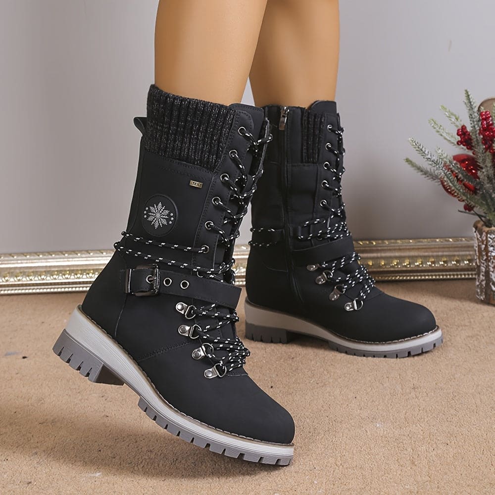 Heidi-Mode | Elegante Gestrickte Thermo-Stiefel - Image 7