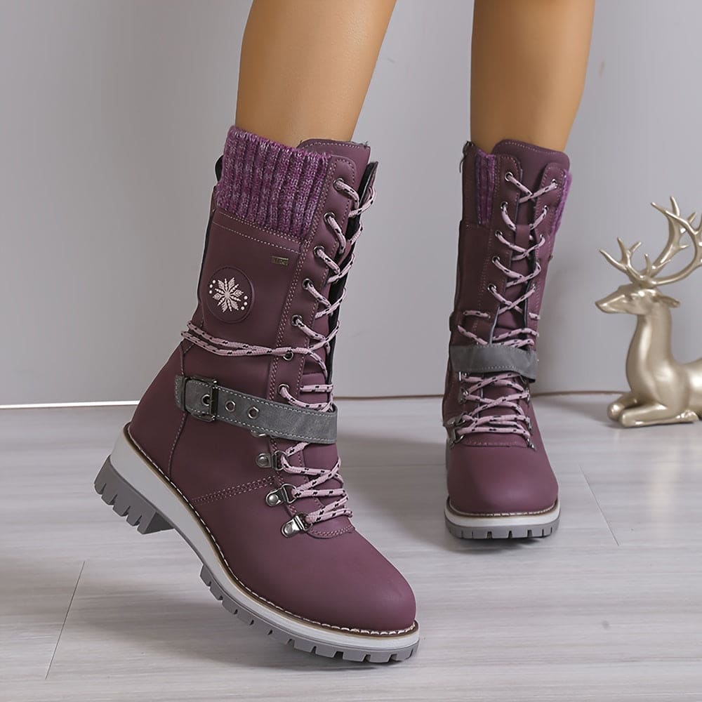 Heidi-Mode | Elegante Gestrickte Thermo-Stiefel - Image 8