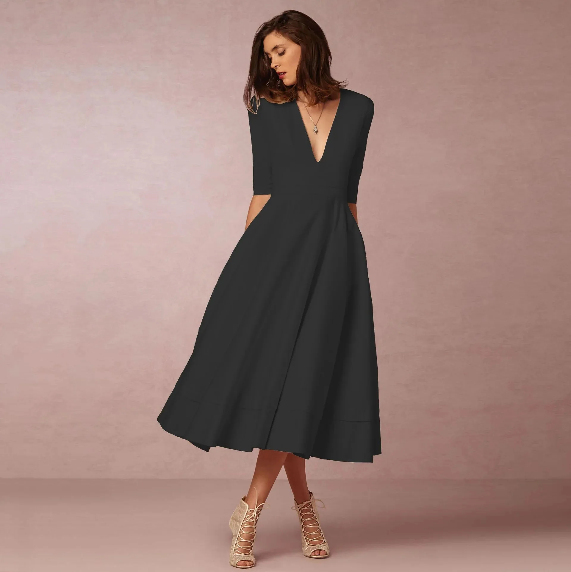 Heidi-Mode | Elegante Lange Damenkleid - Image 6