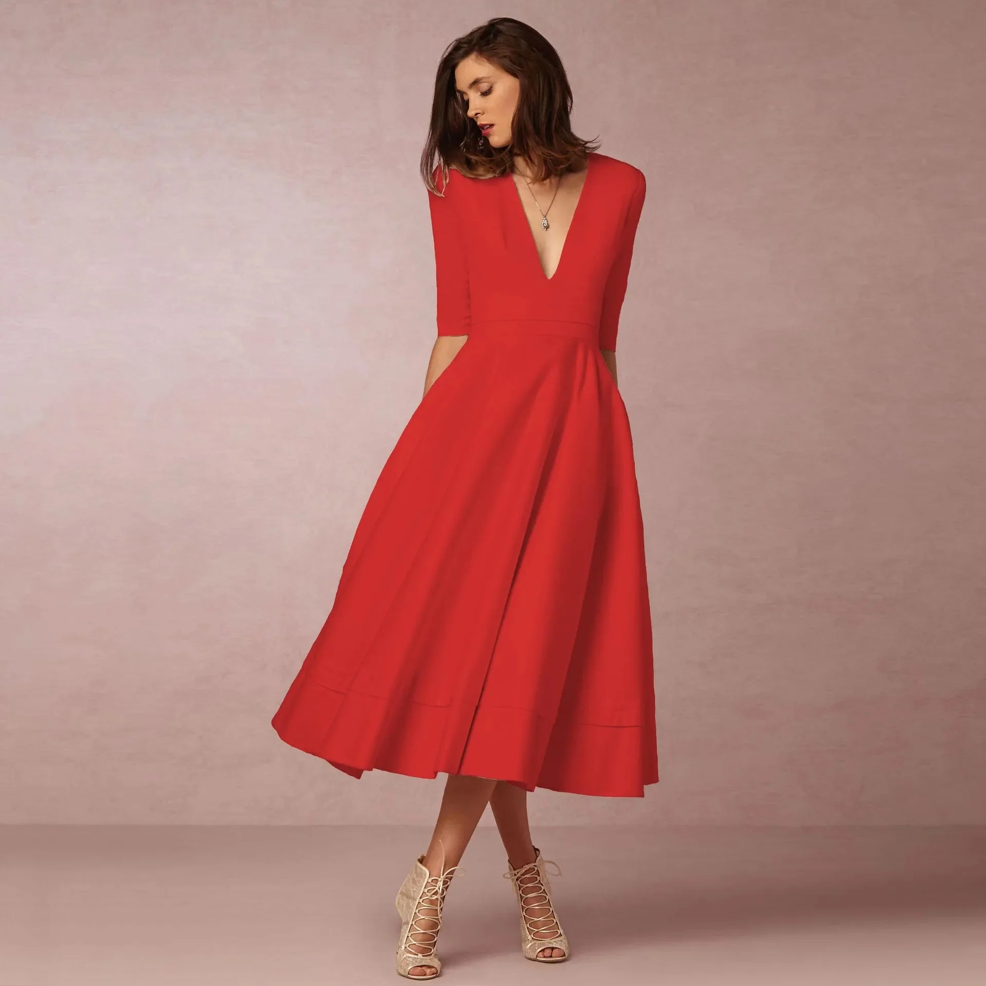 Heidi-Mode | Elegante Lange Damenkleid - Image 9