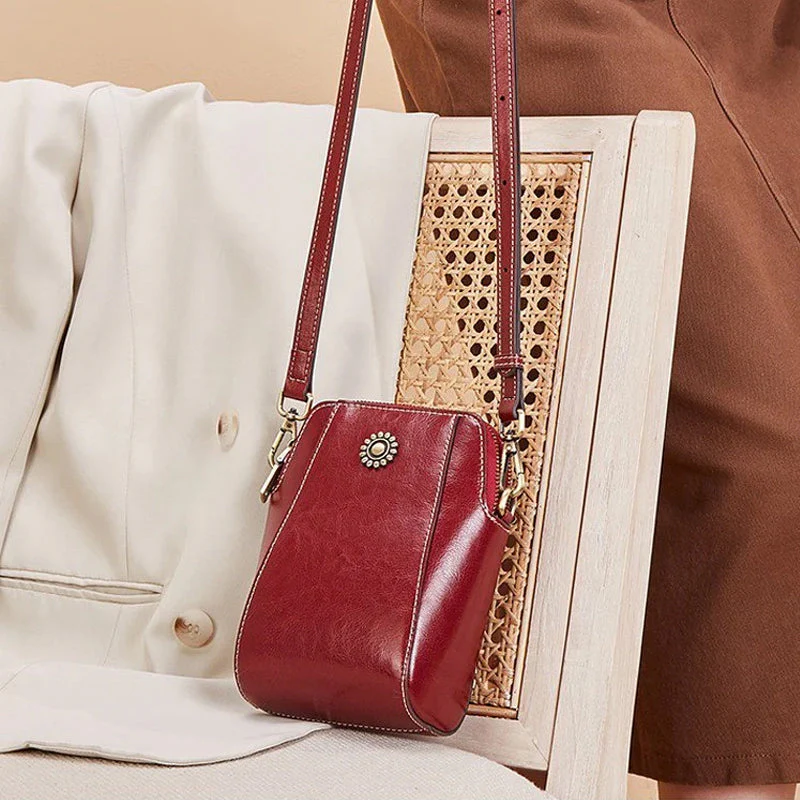 Heidi-Mode | Elegante Leder Umhängetasche - Image 3