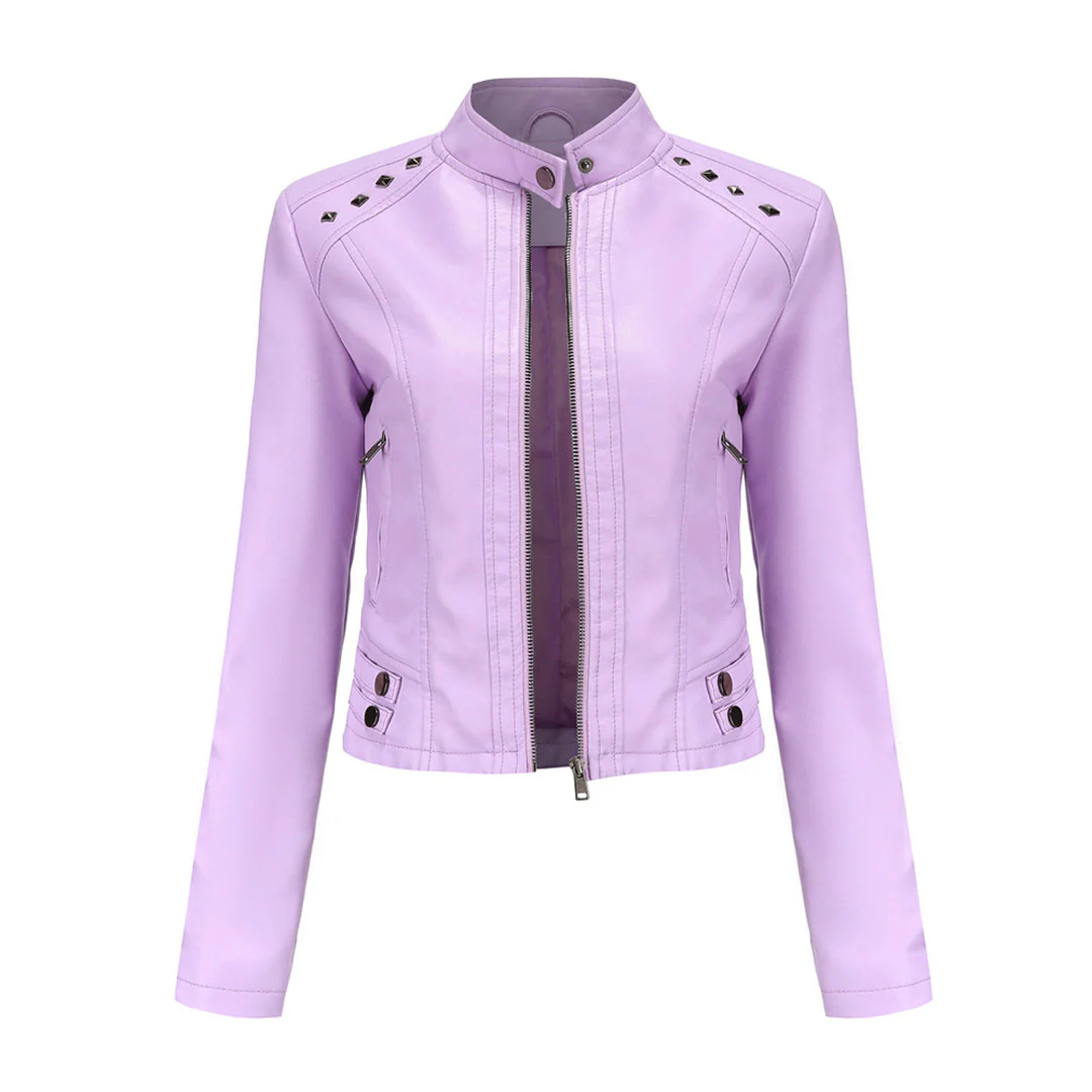 Heidi-Mode | Elegante Lederjacke mit Einzigartigen Details für Damen - Image 15