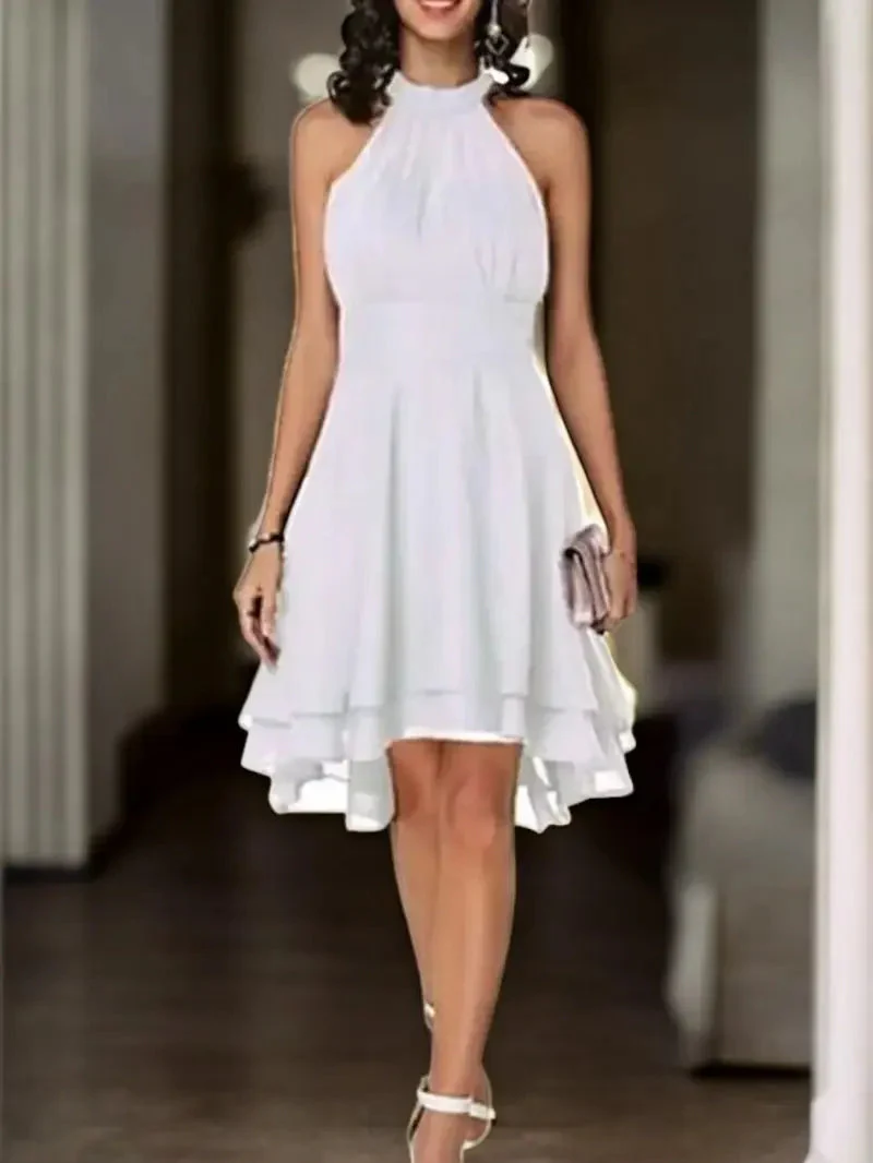 Heidi-Mode | Elegante Ärmelloses Chiffon Kleid - Image 12