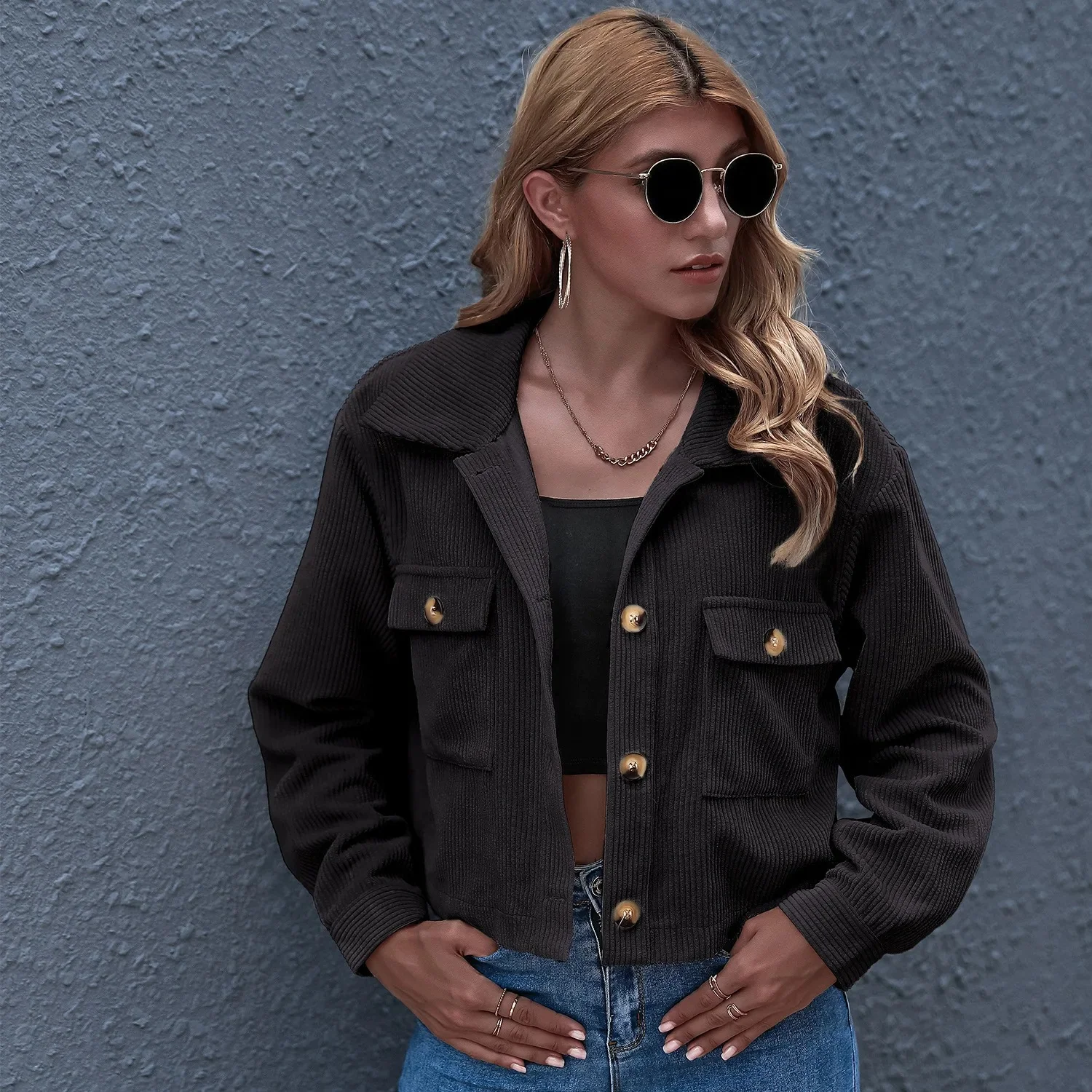 Heidi-Mode | Elegante Rosa Damen Sommerjacke mit Drehkragen - Image 3