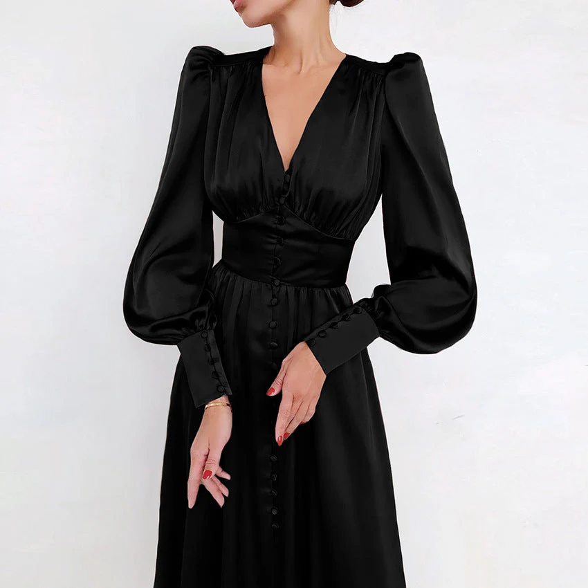 Heidi-Mode | Elegante Satinkleider - Image 6