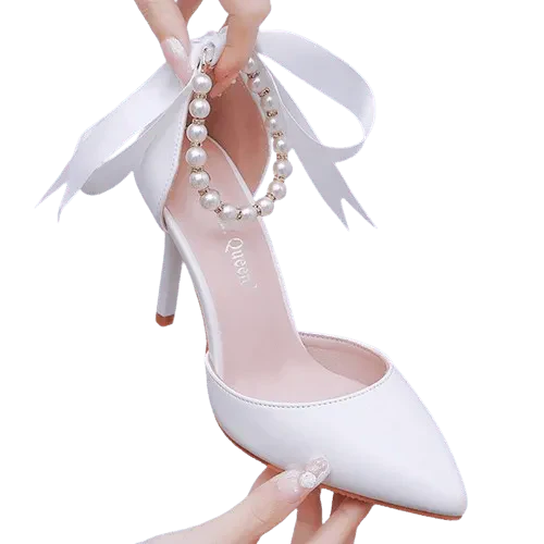 Heidi-Mode | Elegante Schuhe mit Perlen und Schnalle - Image 13