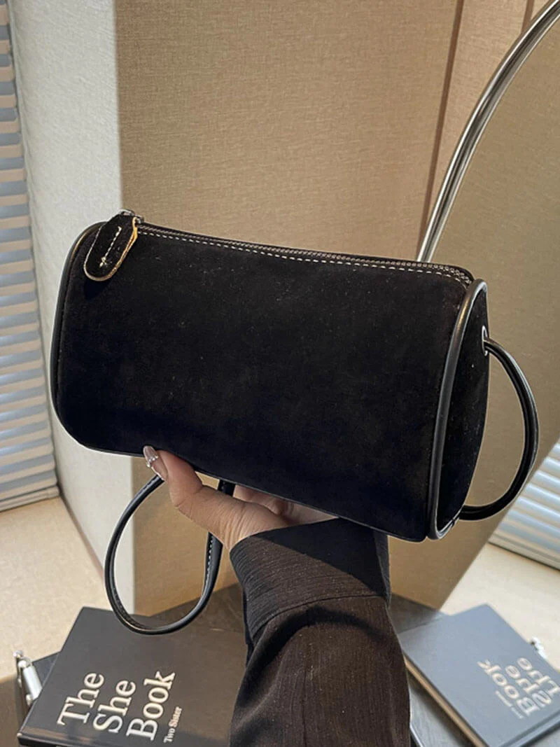 Heidi-Mode | Elegante Schultertasche Aus Wildleder - Image 6