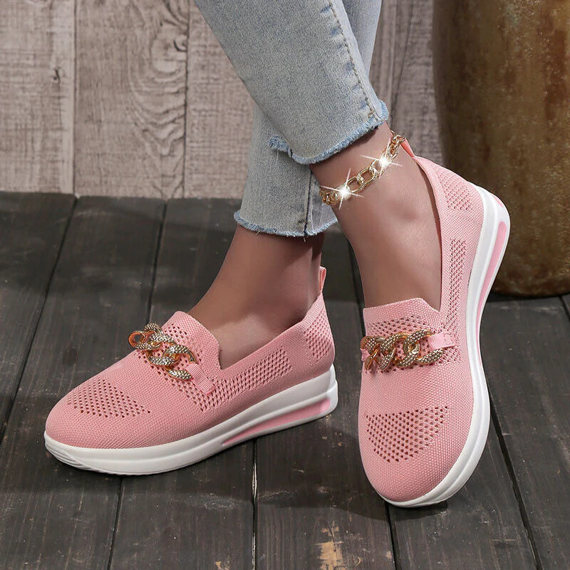 Heidi-Mode | Elegante Slip-On-Loafer mit Kettendetail für Frauen - Image 10