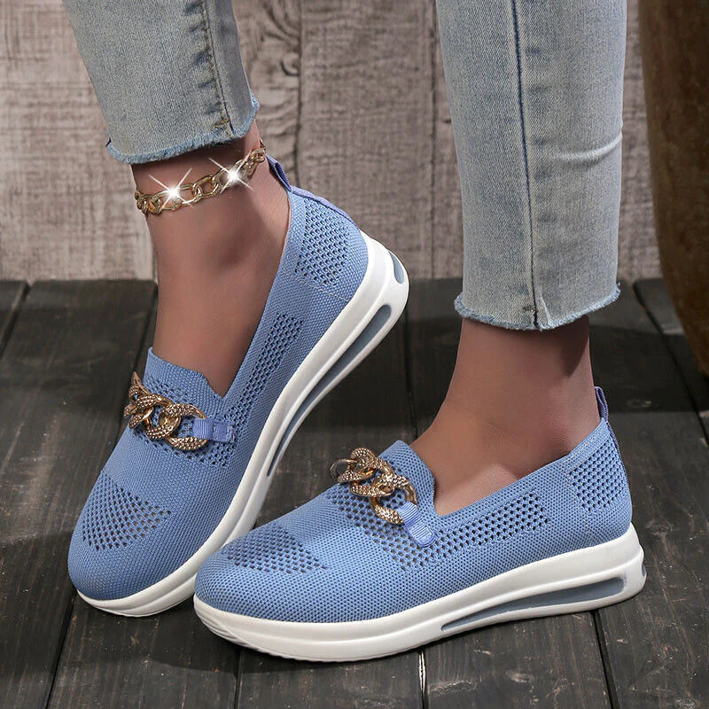 Heidi-Mode | Elegante Slip-On-Loafer mit Kettendetail für Frauen - Image 11