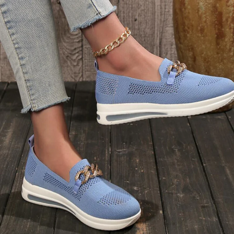 Heidi-Mode | Elegante Slip-On-Loafer mit Kettendetail für Frauen - Image 7