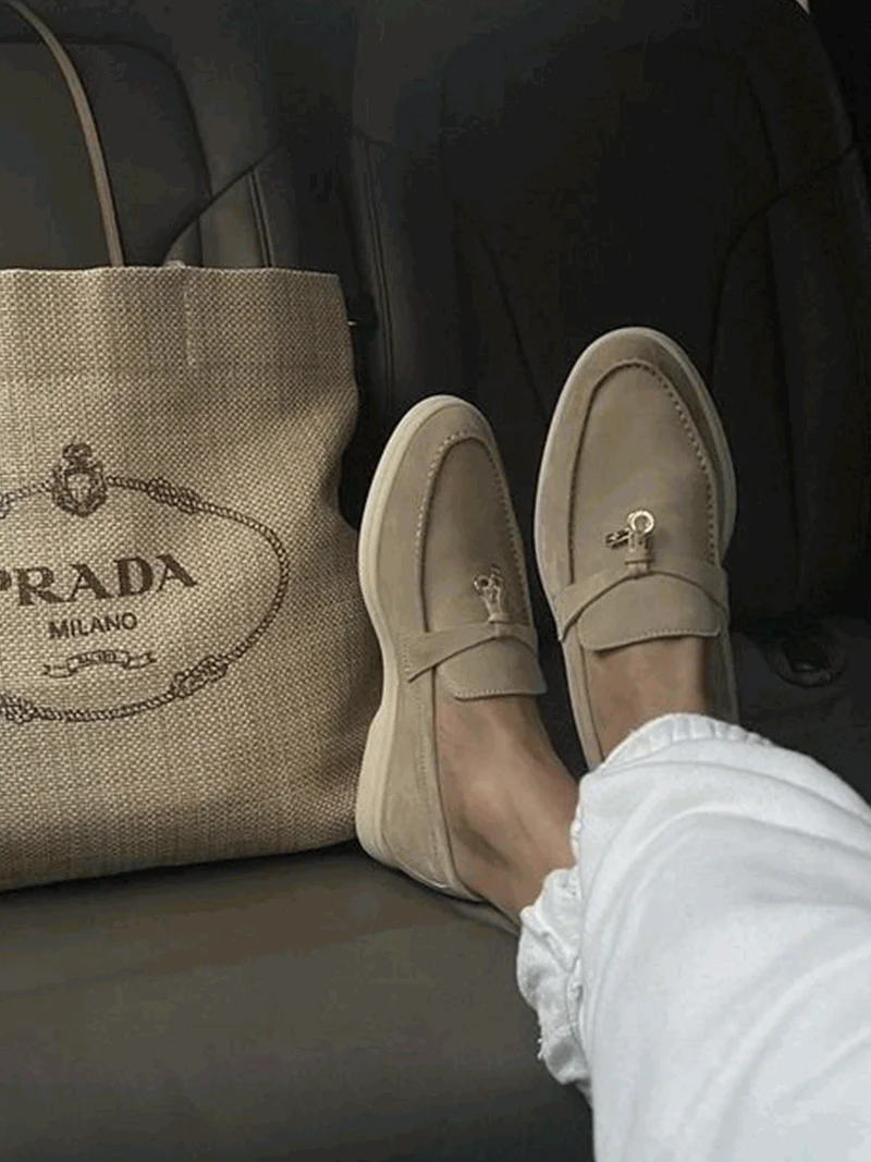 Heidi-Mode | Elegante Wildleder Loafer - Image 5