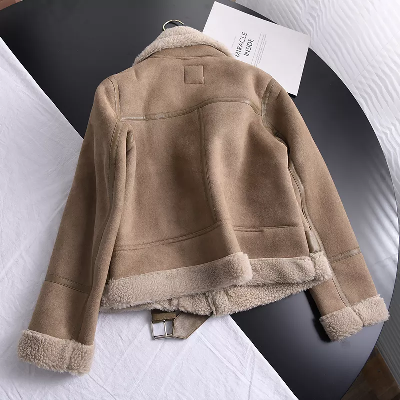 Heidi-Mode | Elegante Wildleder-Winterjacke für Frauen - Image 2