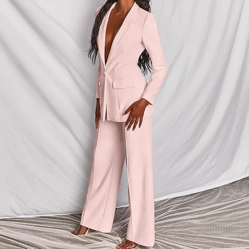 Heidi-Mode | Eleganter Damenanzug mit Langen Ärmeln und Hose - Image 10