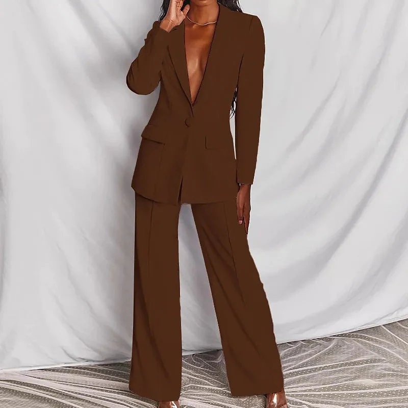 Heidi-Mode | Eleganter Damenanzug mit Langen Ärmeln und Hose - Image 14