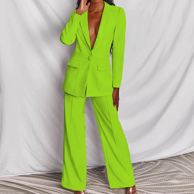 Heidi-Mode | Eleganter Damenanzug mit Langen Ärmeln und Hose - Image 18