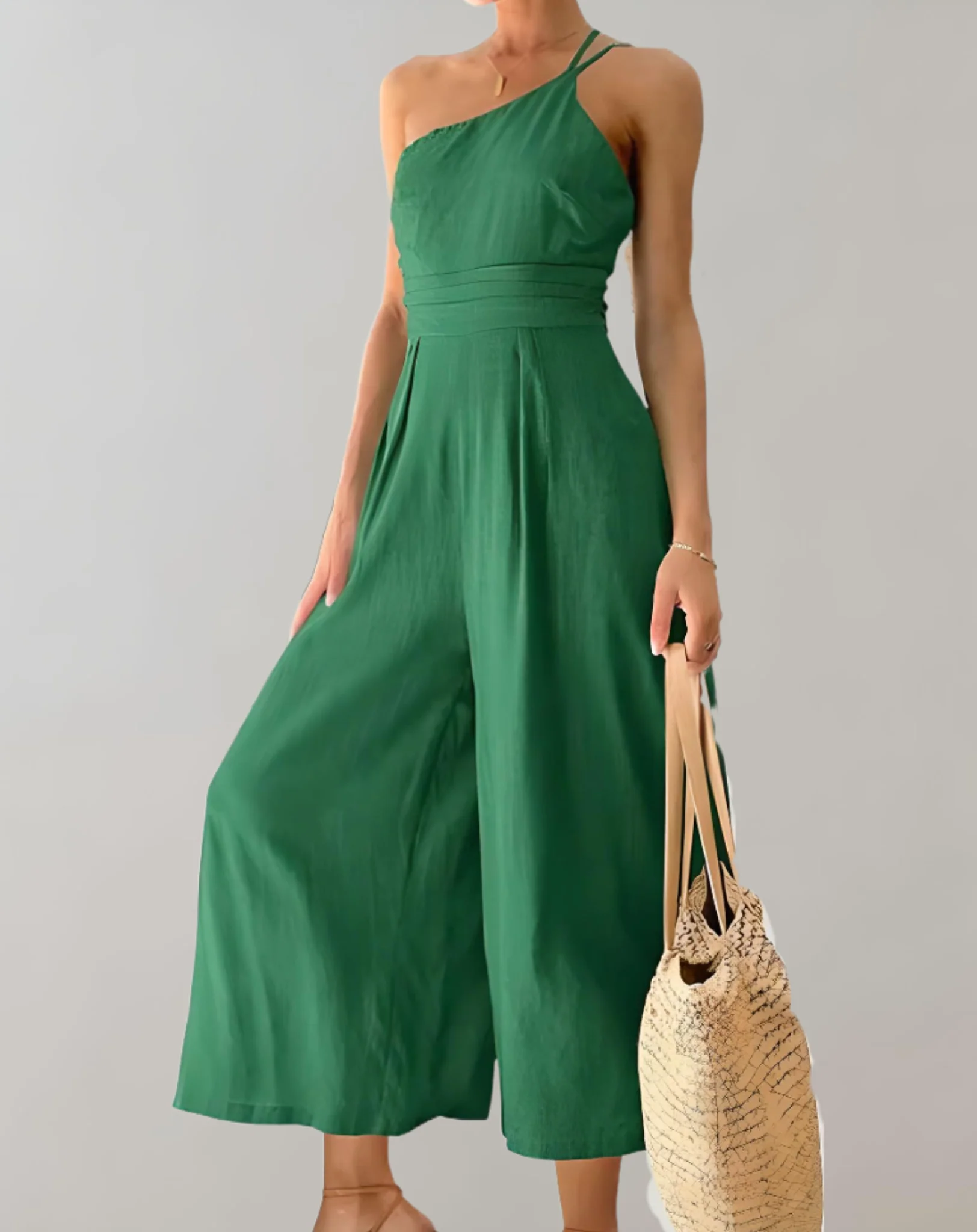Heidi-Mode | Eleganter Jumpsuit mit Asymmetrischem Träger - Image 4